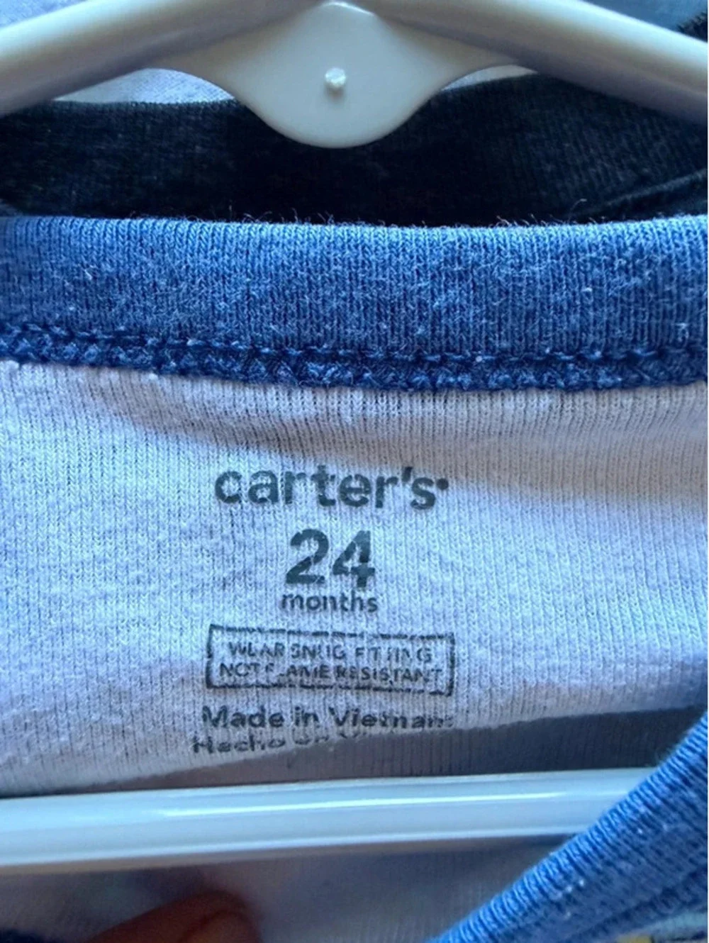Carter’s Airplane Print Ringer Tee 24M